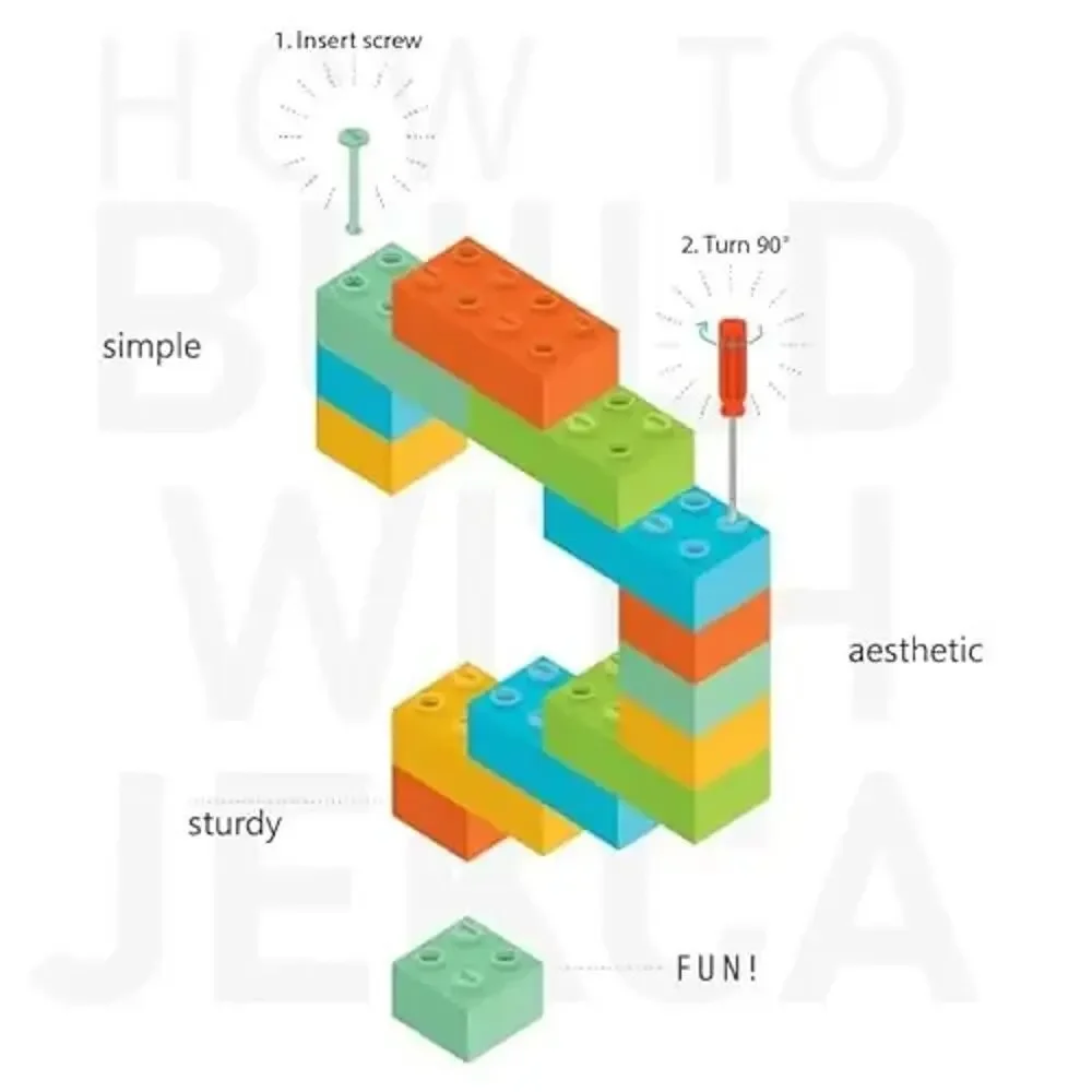 JEKCA Lion 02S Building Blocks 440+ Pieces ST19ML35